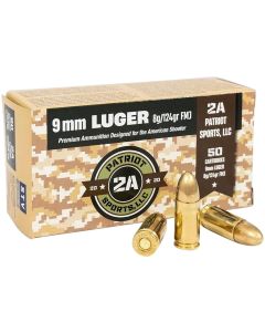 PATRIOT SPORTS LLC 9mmLuger 124gr FMJ