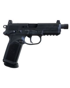 FN 66981 FNX Tactical 45 ACP  5.30" Threaded Barrel 10+1  , Matte Black , Manual Safety , Night Sights , Optics Ready
