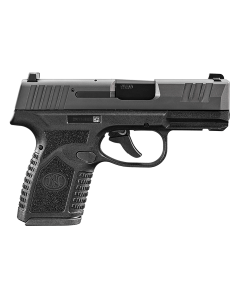 FN 66101412 Reflex Micro-Compact Frame 9mm Luger 10+1, 3.30" Black Target Crown Steel Barrel, Black PVD Serrated Steel Slide & Polymer Frame w/Picatinny Rail, Ambidextrous